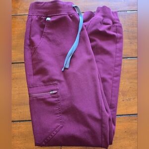 Figs Burgundy Technical Collection Apparel